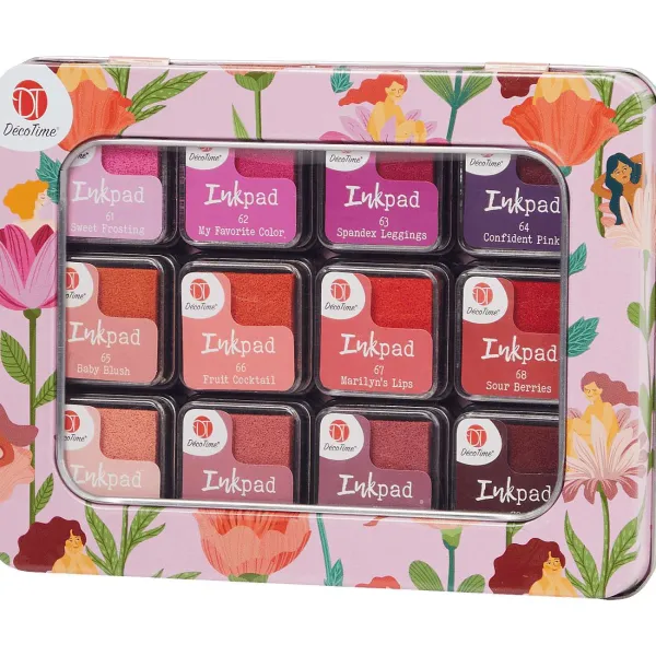 Office Essentials Kaarten^D Cotime Stempelkussens In Blik