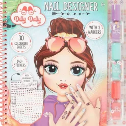 Dilly Dally Kleuren & Tekenen^Make-Up-Boek