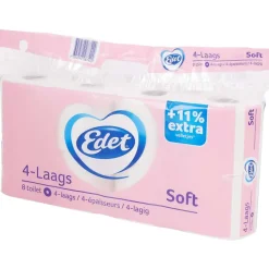 Edet Toilet- & Keukenpapier^Soft Toiletpapier