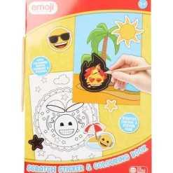 Paw Patrol Kleuren & Tekenen^Emoji Krassticker- En Kleurboek