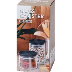 Lock & Lock Bewaren & Meenemen^Glazen Voorraadpottenset