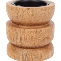 Merk Kaarsenhouders^Houten Theelichthouder