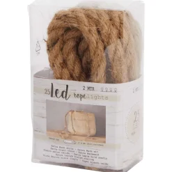Merk Woonaccessoires^Jute Touw Met Ledverlichting