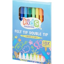 Kids Creative Kleuren & Tekenen^Viltstiften Met Dubbele Punt