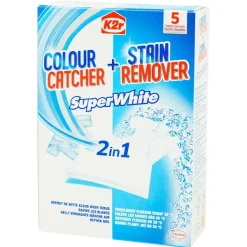 K2r Afwas- & Wasmiddelen^Wasmachinedoekjes 2-In-1 Superwhite