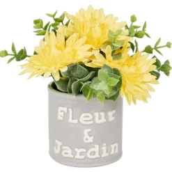 Merk Kunstplanten & -Bloemen^Kunstbloem In Pot Met Tekst