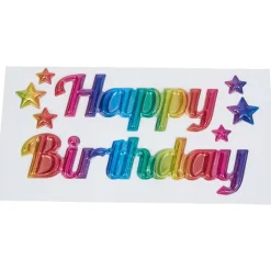 Disney Knutselen^Party Universe Happy Birthday Ballon-Raamsticker