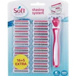 Soft Touch Ontharen & Scheren^Scheermes Met Extra Mesjes