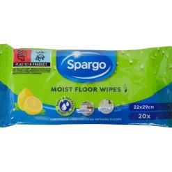Spargo Schoonmaakartikelen^Vochtige Vloerdoekjes Citroen