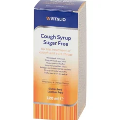 Kinzo Gezondheid^Vitalio Hoestdrank Aardbei & Sinaasappel