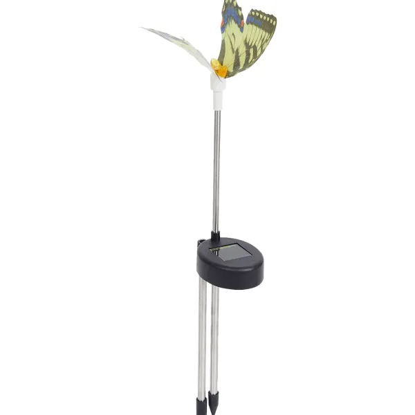 Merk Tuindecoratie^Vlinder Tuinsteker Met Solarverlichting