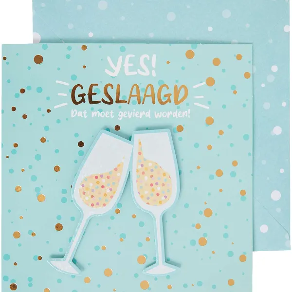 Office Essentials Kaarten^Wenskaart 'Geslaagd'